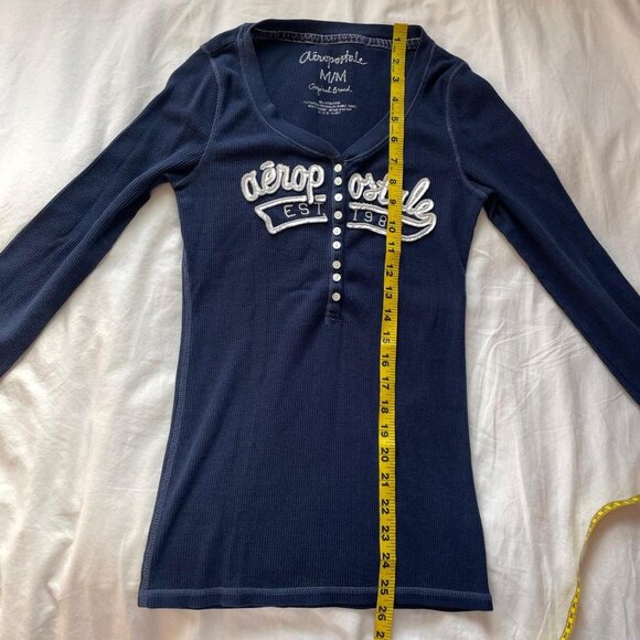 Aeropostale Embroidered Long Sleeve Top - Picture 5 of 7